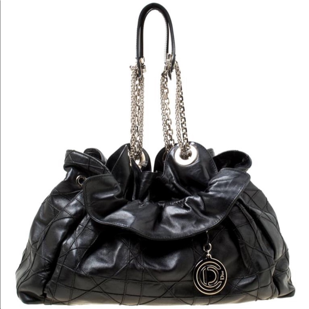 Christian Dior Cannage Leather La Trente Hobo